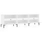 vidaXL Έπιπλο Τηλεόρασης Λευκό 150x30x44,5 εκ. Επεξεργασμένο Ξύλο