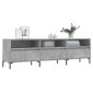vidaXL Έπιπλο Τηλεόρασης Γκρι Σκυρ. 150x30x44,5 εκ. Επεξ. Ξύλο