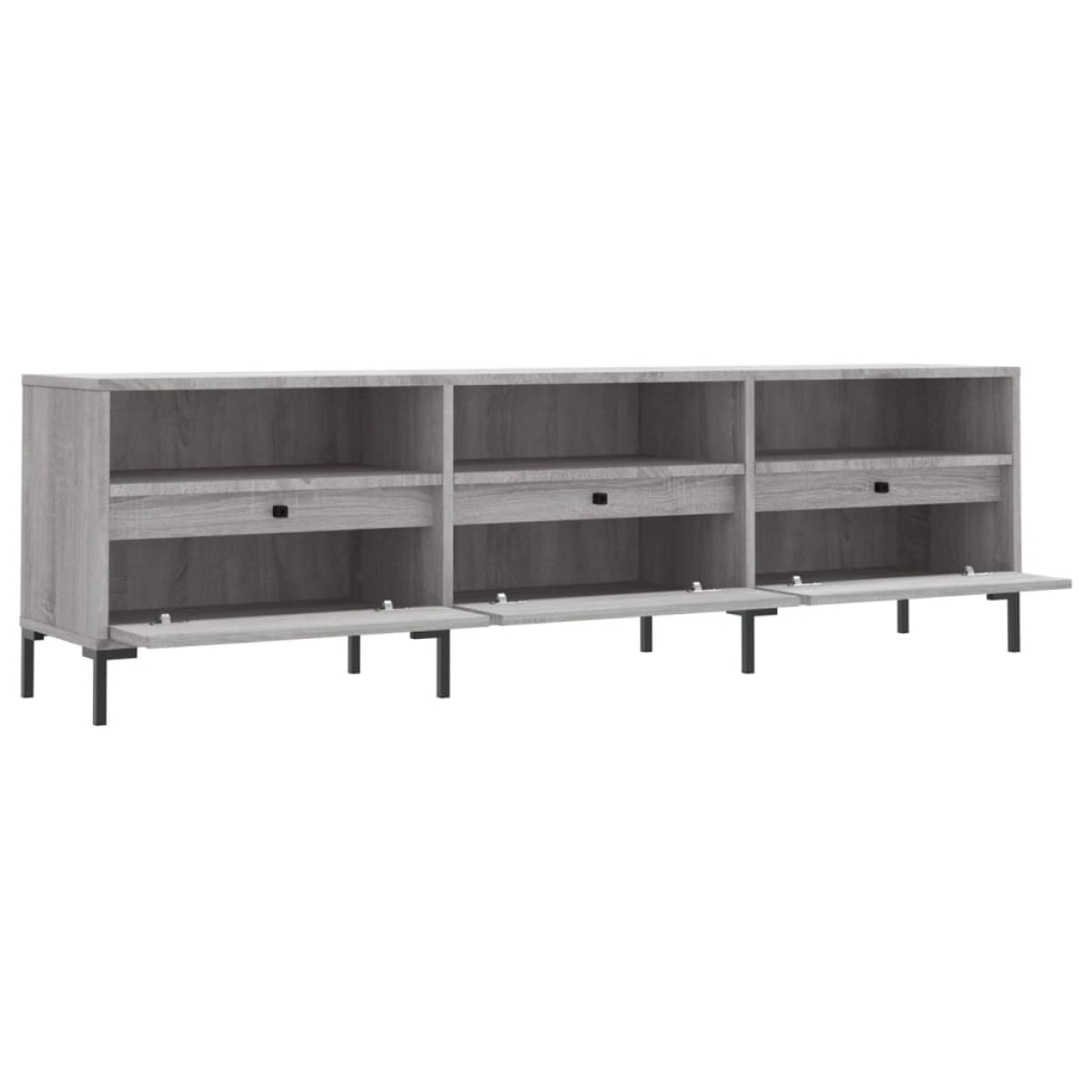 vidaXL Έπιπλο Τηλεόρασης Γκρι Sonoma 150x30x44,5 εκ. από Επεξεργ. Ξύλο
