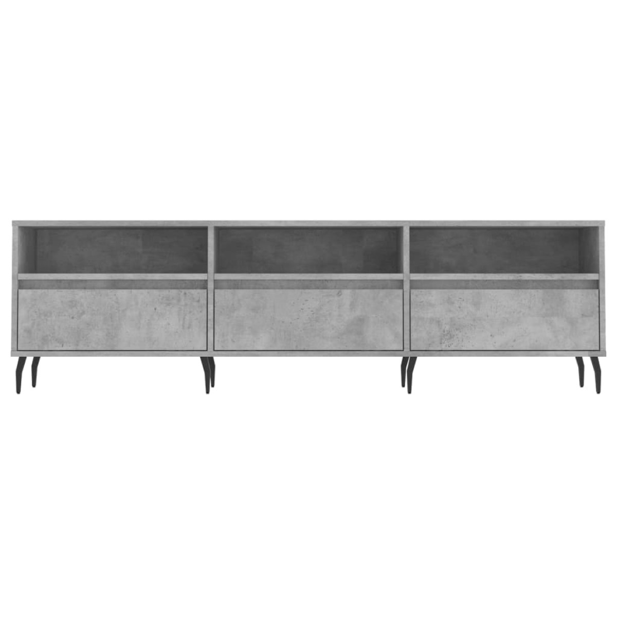 vidaXL Έπιπλο Τηλεόρασης Γκρι Σκυρ. 150x30x44,5 εκ. Επεξ. Ξύλο