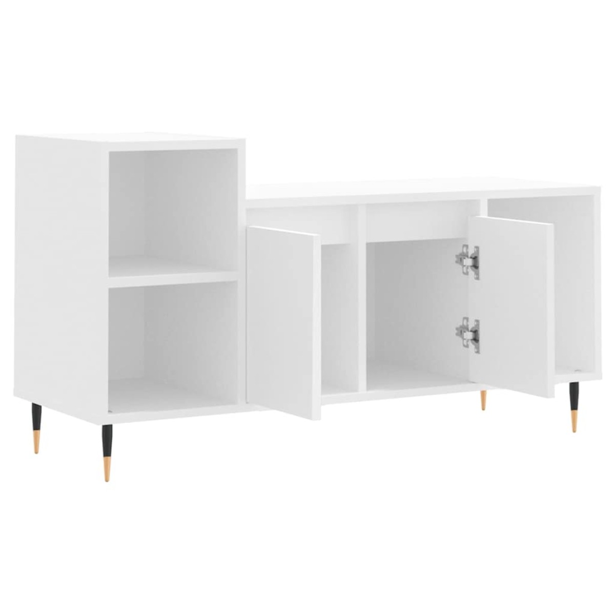 vidaXL Έπιπλο Τηλεόρασης Λευκό 100 x 35 x 55 εκ. Επεξεργασμένο Ξύλο