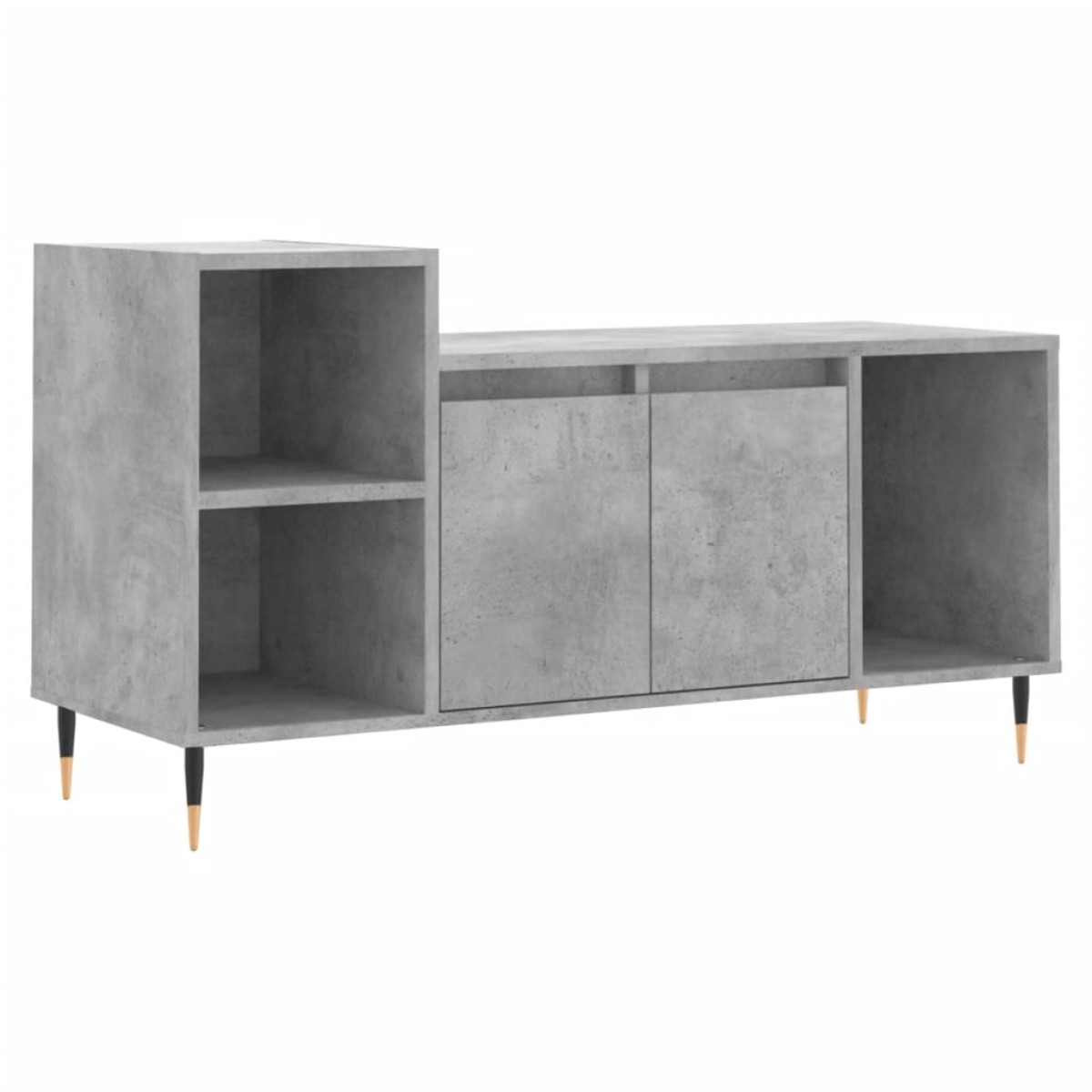 vidaXL Έπιπλο Τηλεόρασης Γκρι Σκυρ. 100x35x55 εκ. Επεξ. Ξύλο