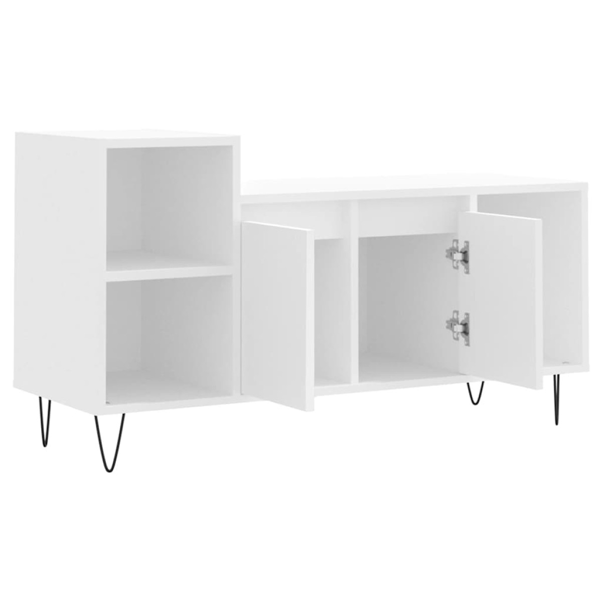 vidaXL Έπιπλο Τηλεόρασης Λευκό 100 x 35 x 55 εκ. Επεξεργασμένο Ξύλο