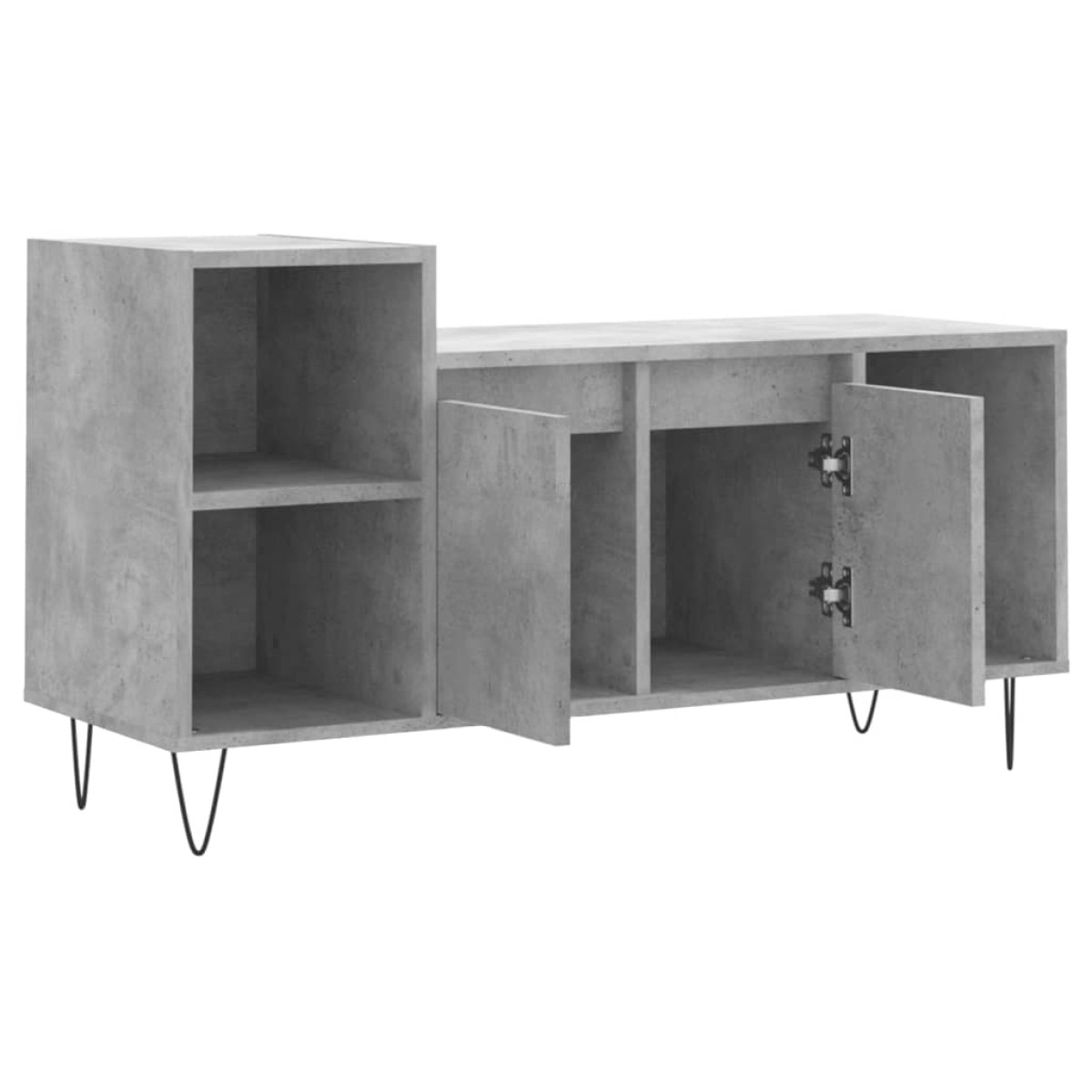 vidaXL Έπιπλο Τηλεόρασης Γκρι Σκυρ. 100x35x55 εκ. Επεξ. Ξύλο