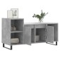vidaXL Έπιπλο Τηλεόρασης Γκρι Σκυρ. 100x35x55 εκ. Επεξ. Ξύλο