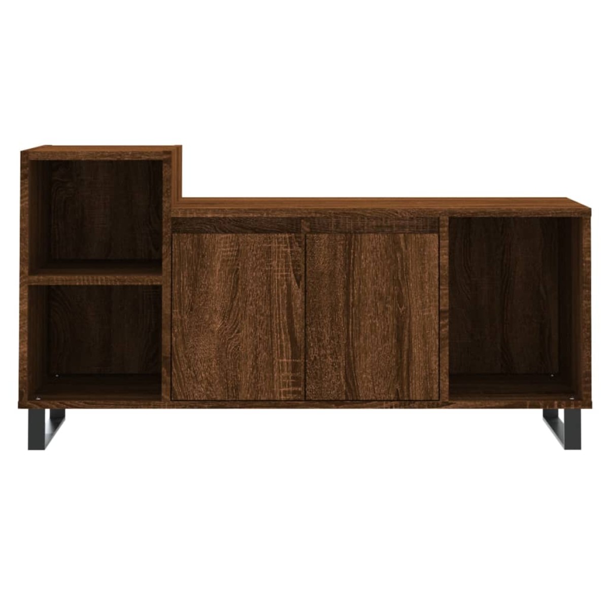 vidaXL Έπιπλο Τηλεόρασης Καφέ Δρυς 100x35x55 εκ. Επεξεργασμένο Ξύλο