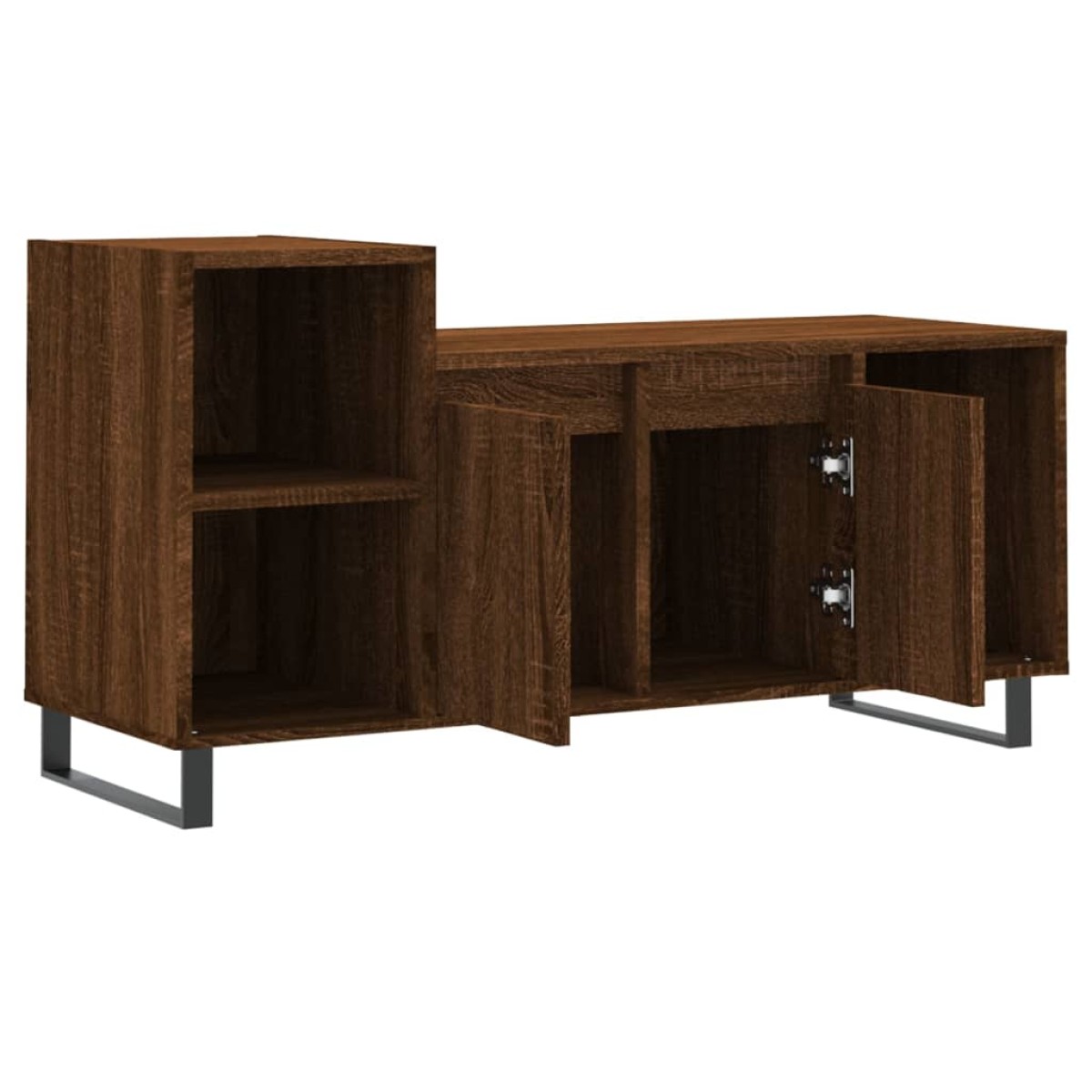 vidaXL Έπιπλο Τηλεόρασης Καφέ Δρυς 100x35x55 εκ. Επεξεργασμένο Ξύλο