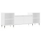 vidaXL Έπιπλο Τηλεόρασης Λευκό 160 x 35 x 55 εκ. Επεξεργασμένο Ξύλο