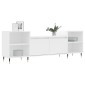 vidaXL Έπιπλο Τηλεόρασης Λευκό 160 x 35 x 55 εκ. Επεξεργασμένο Ξύλο