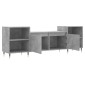 vidaXL Έπιπλο Τηλεόρασης Γκρι Σκυρ. 160x35x55 εκ. Επεξ. Ξύλο