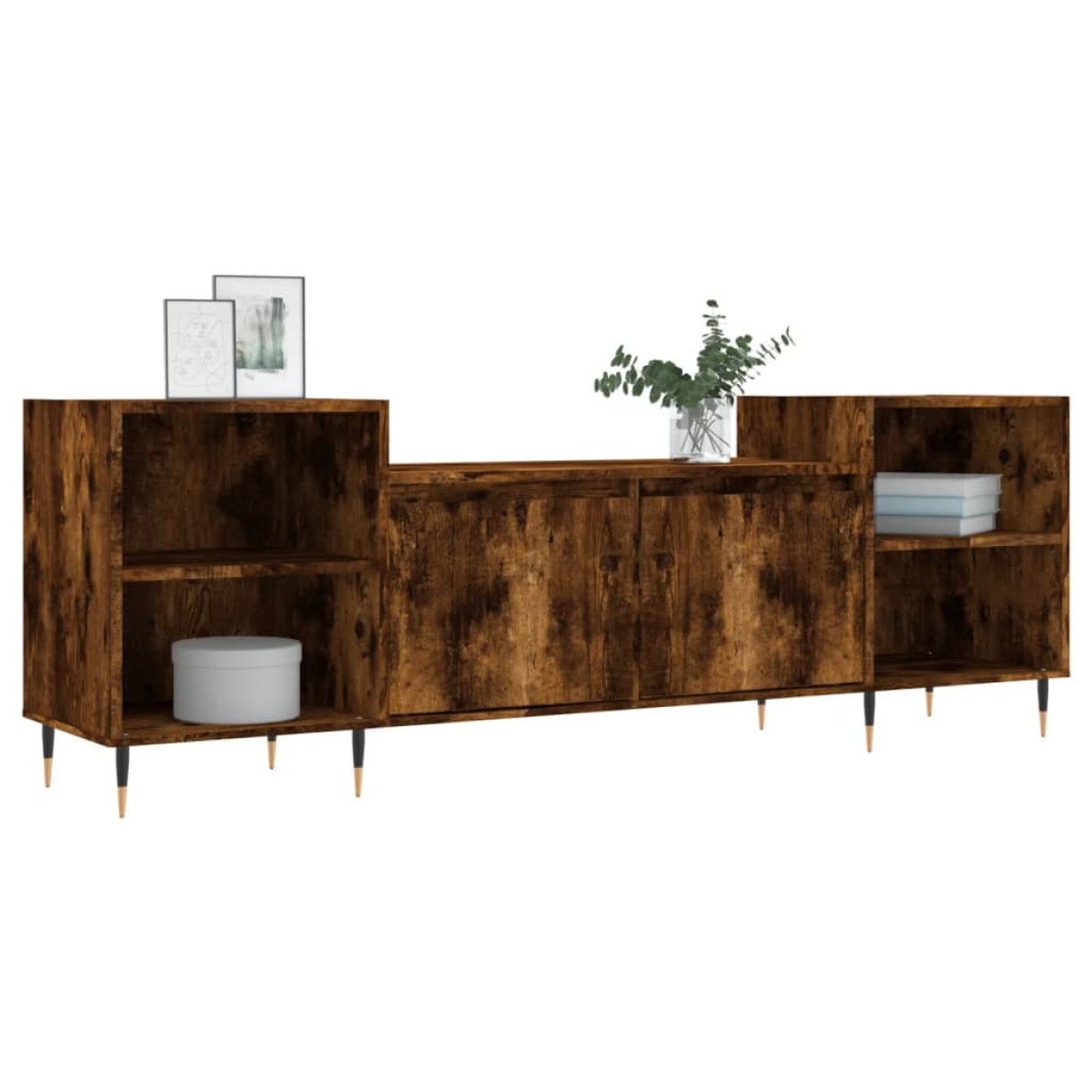 vidaXL Έπιπλο Τηλεόρασης Καπνιστή Δρυς 160x35x55 εκ. Επεξ. Ξύλο