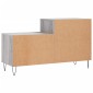 vidaXL Παπουτσοθήκη Γκρι Sonoma 102x36x60 εκ. από Επεξεργασμένο Ξύλο
