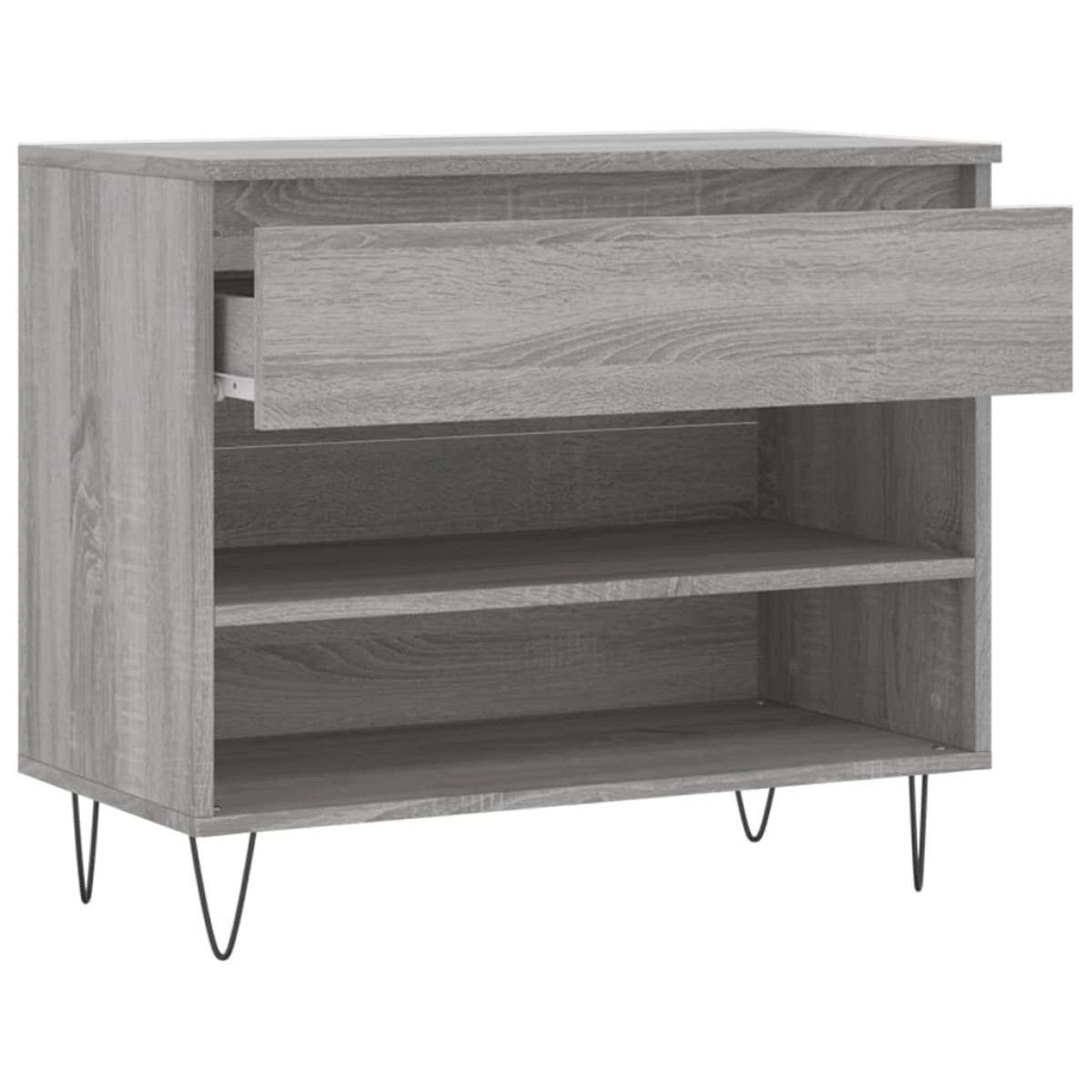vidaXL Παπουτσοθήκη Γκρι Sonoma 70x36x60 εκ. από Επεξεργασμένο Ξύλο