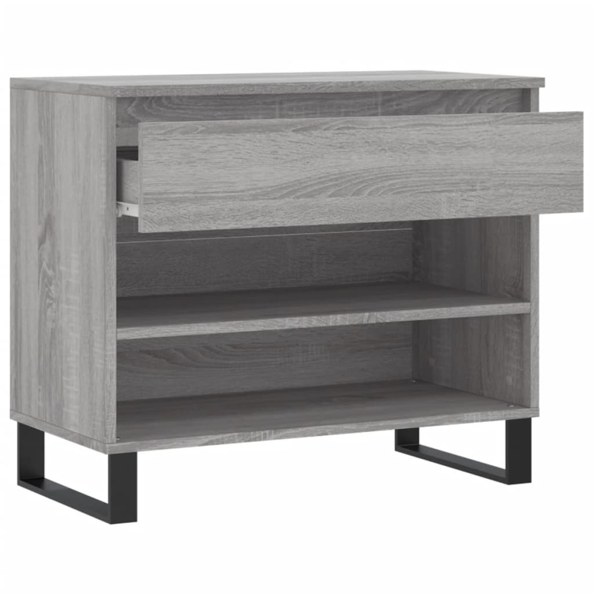 vidaXL Παπουτσοθήκη Γκρι Sonoma 70x36x60 εκ. από Επεξεργασμένο Ξύλο