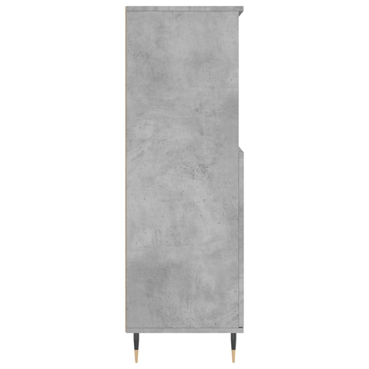 vidaXL Ντουλάπι Γκρι σκυροδέματος 60x36x110 εκ. από Επεξεργασμένο Ξύλο