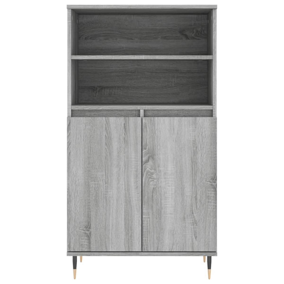 vidaXL Ντουλάπι Γκρι Sonoma 60 x 36 x 110 εκ. από Επεξεργασμένο Ξύλο