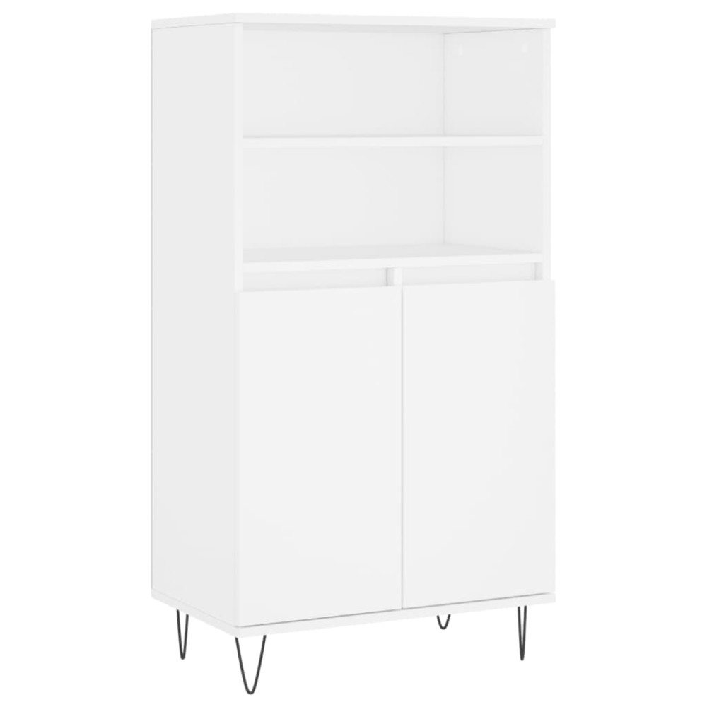 vidaXL Ντουλάπι Λευκό 60 x 36 x 110 εκ. από Επεξεργασμένο Ξύλο