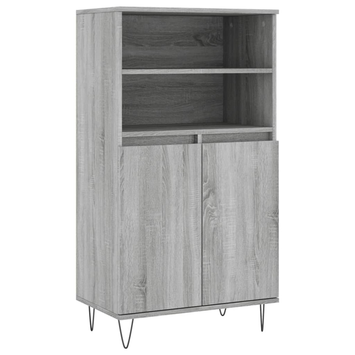 vidaXL Ντουλάπι Γκρι Sonoma 60 x 36 x 110 εκ. από Επεξεργασμένο Ξύλο
