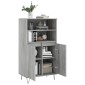vidaXL Ντουλάπι Γκρι Sonoma 60 x 36 x 110 εκ. από Επεξεργασμένο Ξύλο