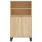 vidaXL Ντουλάπι Sonoma Δρυς 60 x 36 x 110 εκ. από Επεξεργασμένο Ξύλο