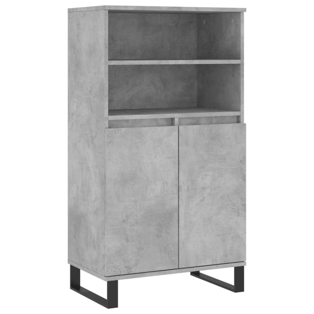 vidaXL Ντουλάπι Γκρι σκυροδέματος 60x36x110 εκ. από Επεξεργασμένο Ξύλο