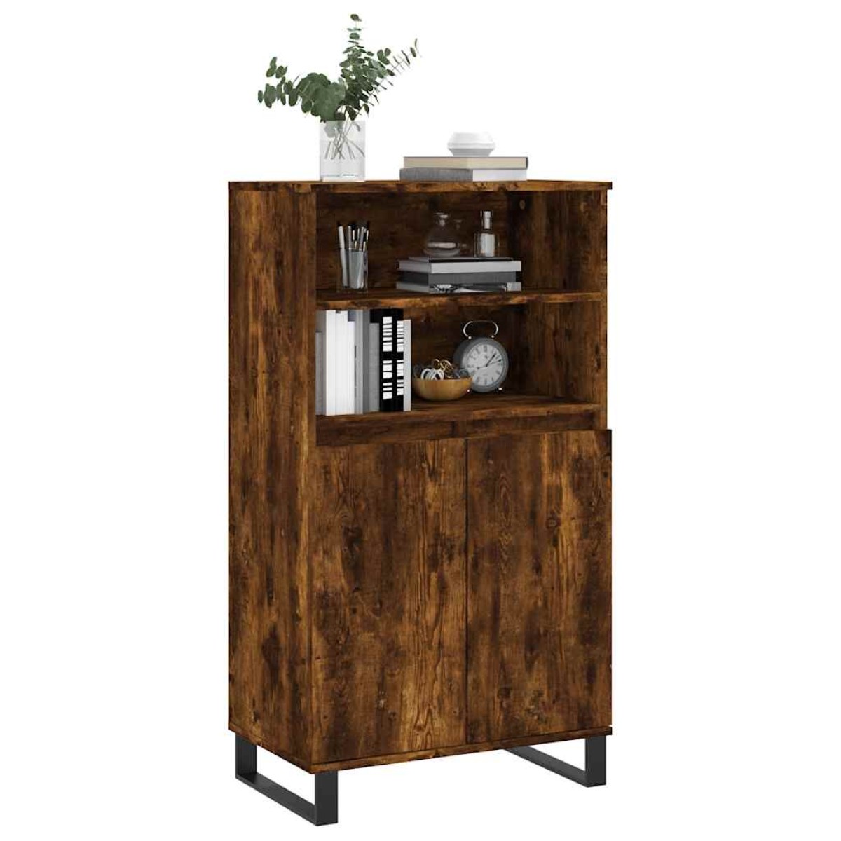 vidaXL Ντουλάπι Καπνιστή δρυς 60 x 36 x 110 εκ. από Επεξεργασμένο Ξύλο