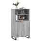 vidaXL Ντουλάπι Γκρι Sonoma 60 x 36 x 110 εκ. από Επεξεργασμένο Ξύλο