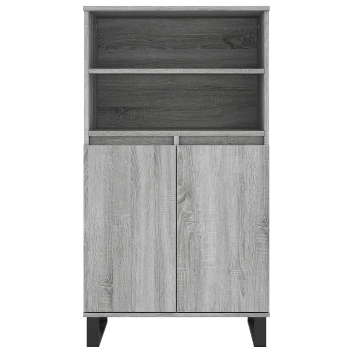 vidaXL Ντουλάπι Γκρι Sonoma 60 x 36 x 110 εκ. από Επεξεργασμένο Ξύλο