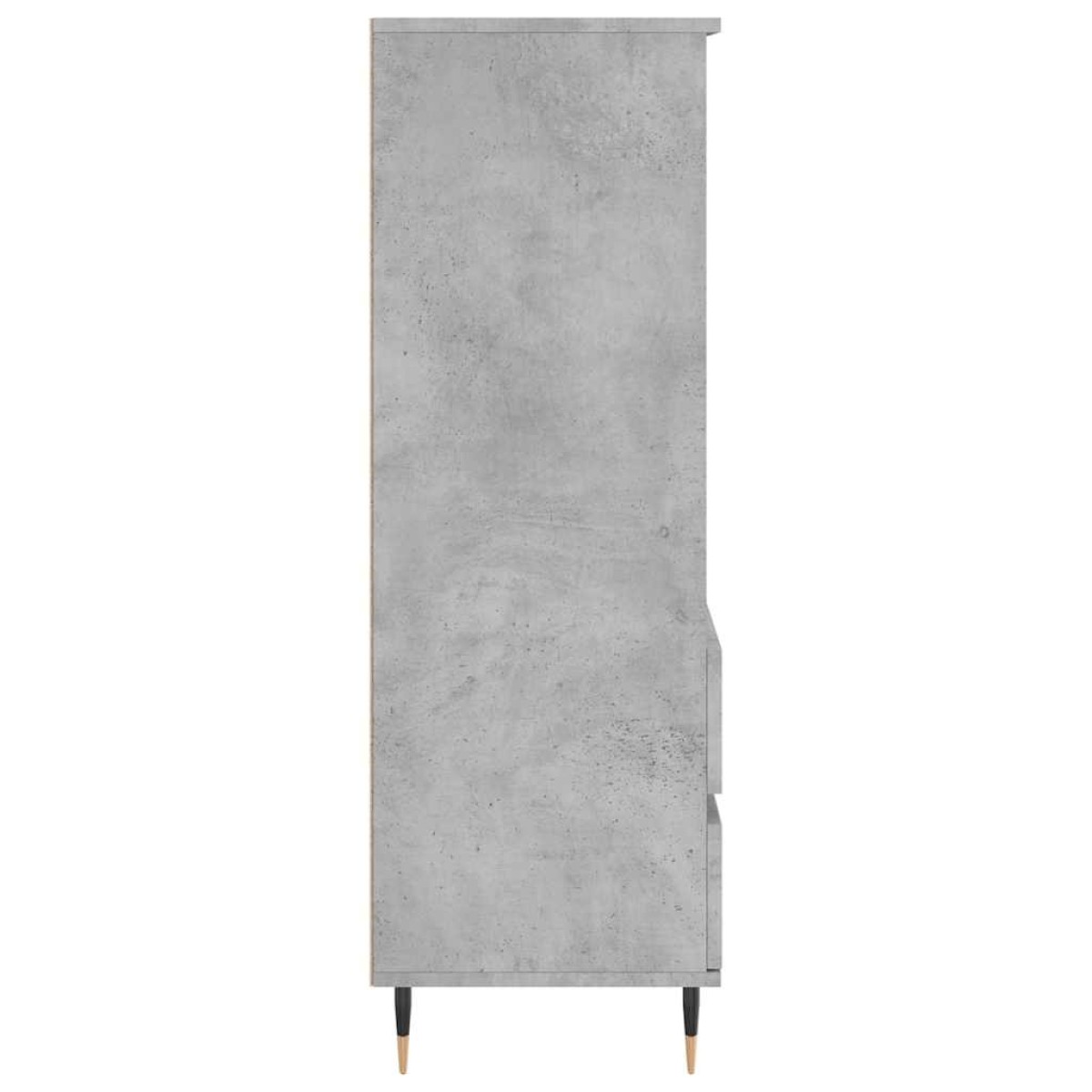 vidaXL Ντουλάπι Γκρι Σκυρ. 40x36x110 εκ. από Επεξεργασμένο Ξύλο