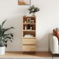 vidaXL Ντουλάπι Sonoma Δρυς 40x36x110 εκ. από Επεξεργασμένο Ξύλο