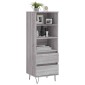 vidaXL Ντουλάπι Γκρι Sonoma 40x36x110 εκ. από Επεξεργασμένο Ξύλο