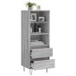 vidaXL Ντουλάπι Γκρι Sonoma 40x36x110 εκ. από Επεξεργασμένο Ξύλο