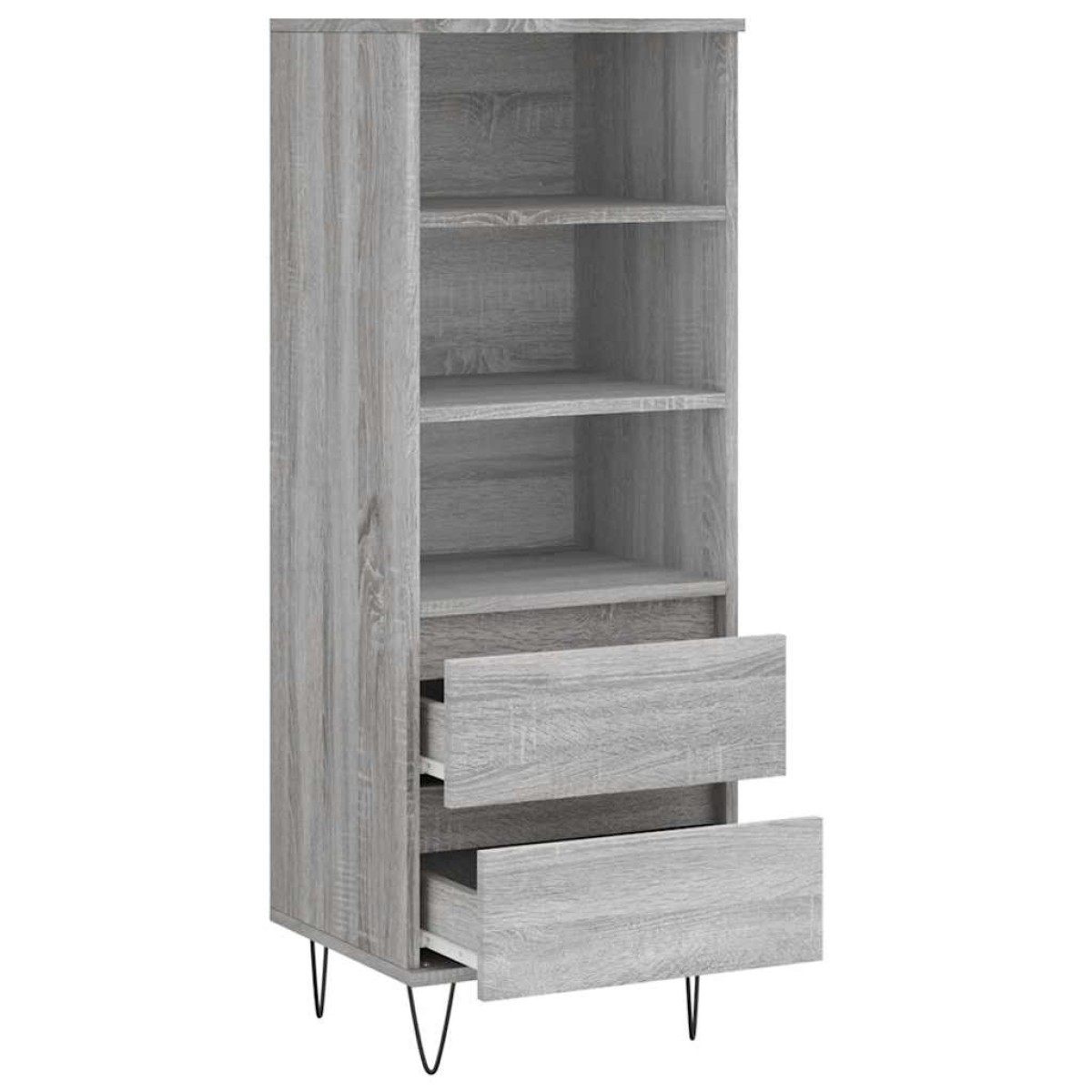 vidaXL Ντουλάπι Γκρι Sonoma 40x36x110 εκ. από Επεξεργασμένο Ξύλο
