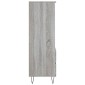 vidaXL Ντουλάπι Γκρι Sonoma 40x36x110 εκ. από Επεξεργασμένο Ξύλο