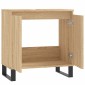 vidaXL Ντουλάπι Μπάνιου Sonoma Δρυς 58 x 33 x 60 εκ. από Επεξεργ. Ξύλο