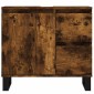 vidaXL Ντουλάπι Μπάνιου Καπνιστή Δρυς 65x33x60 εκ. Επεξεργασμένο Ξύλο