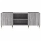 vidaXL Δισκοθήκη Γκρι Sonoma 121 x 38 x 48 εκ. από Επεξεργασμένο Ξύλο