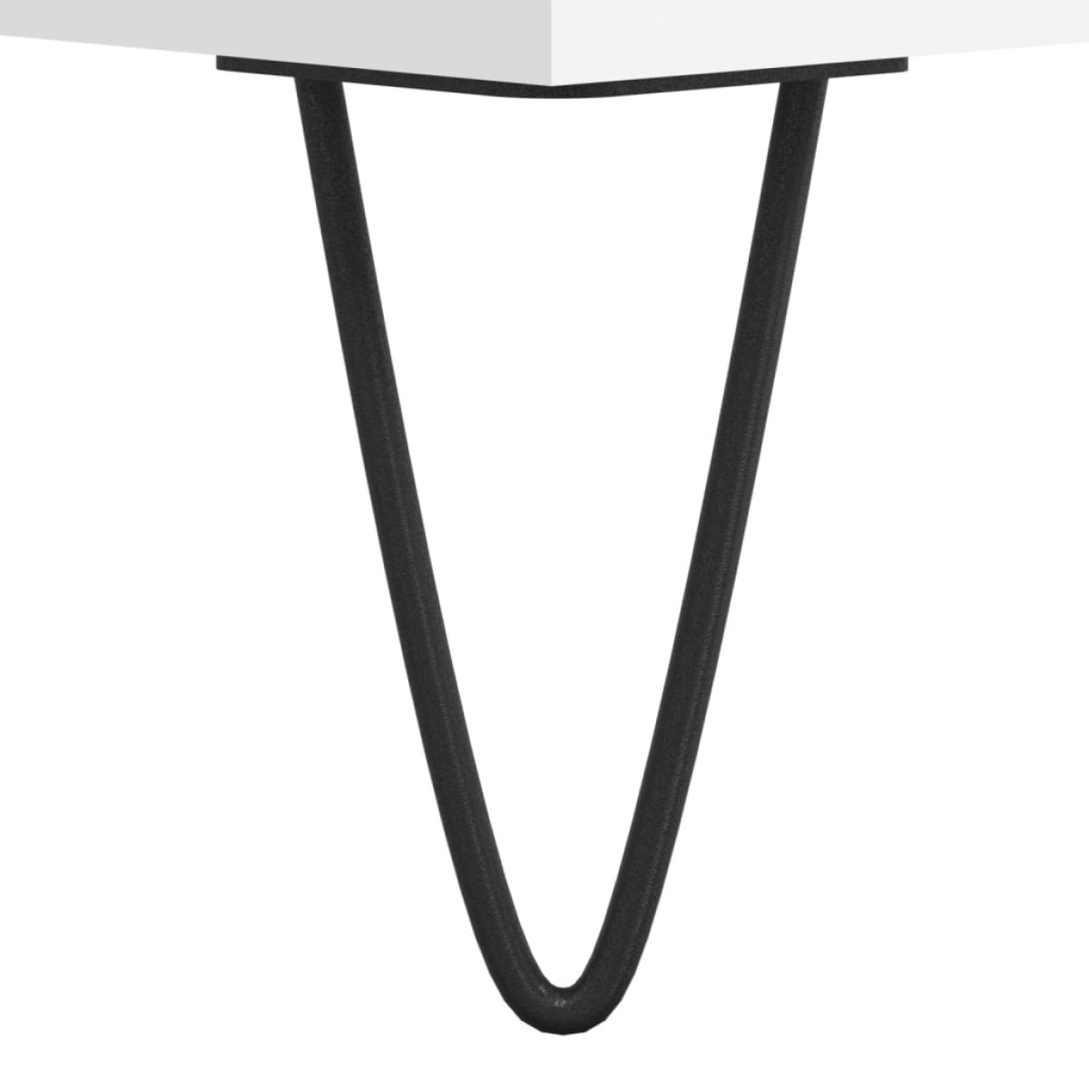 vidaXL Δισκοθήκη Λευκή 121 x 38 x 48 εκ. Επεξεργασμένο Ξύλο