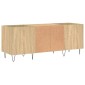 vidaXL Δισκοθήκη Sonoma Δρυς 121 x 38 x 48 εκ. από Επεξεργασμένο Ξύλο