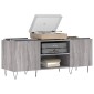 vidaXL Δισκοθήκη Γκρι Sonoma 121 x 38 x 48 εκ. από Επεξεργασμένο Ξύλο