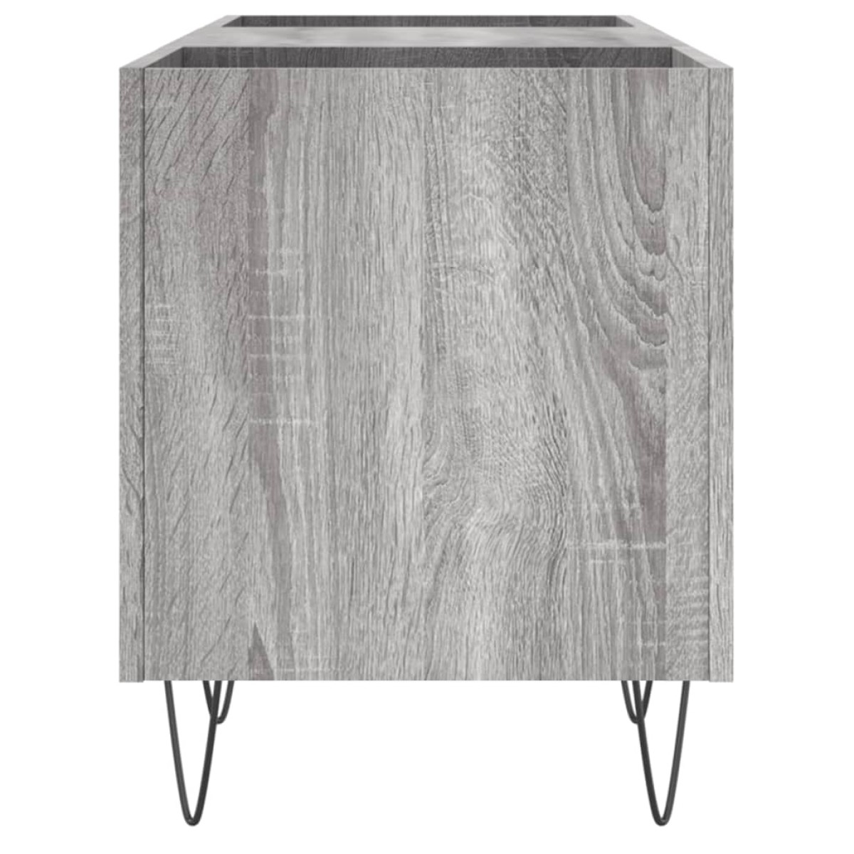 vidaXL Δισκοθήκη Γκρι Sonoma 121 x 38 x 48 εκ. από Επεξεργασμένο Ξύλο