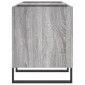 vidaXL Δισκοθήκη Γκρι Sonoma 121 x 38 x 48 εκ. από Επεξεργασμένο Ξύλο