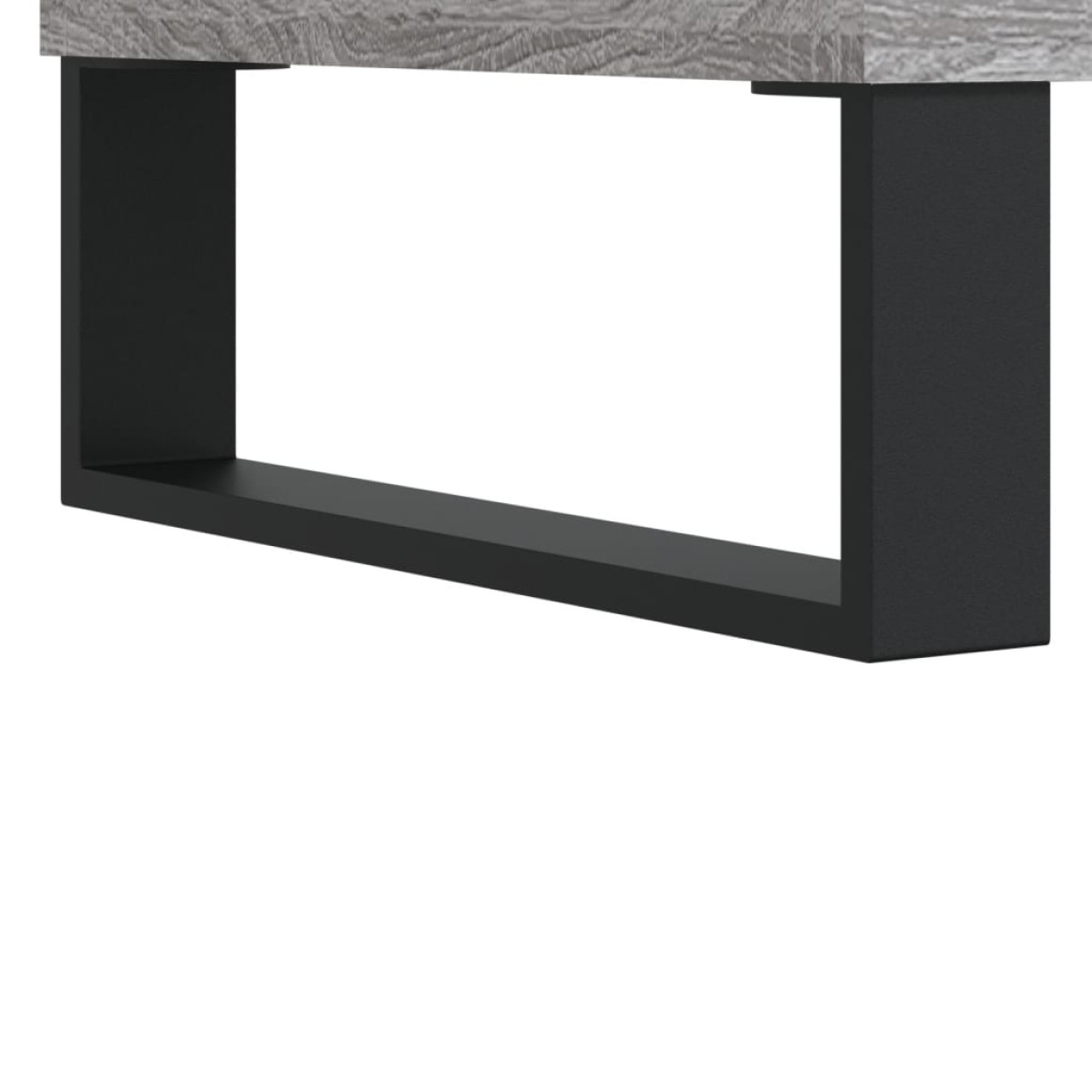 vidaXL Δισκοθήκη Γκρι Sonoma 121 x 38 x 48 εκ. από Επεξεργασμένο Ξύλο