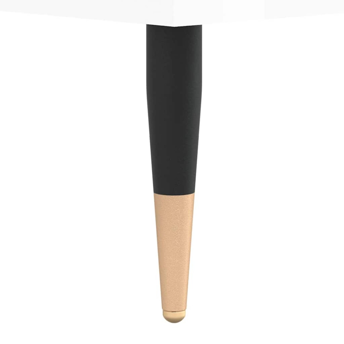 vidaXL Δισκοθήκη Γυαλ. Λευκή 85 x 38 x 48 εκ. από Επεξεργασμένο Ξύλο