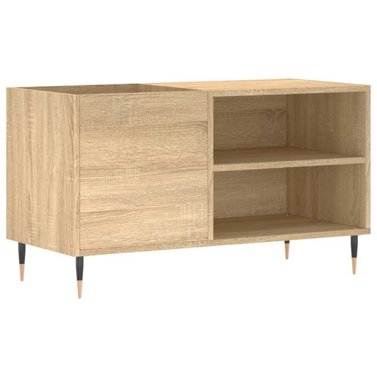 vidaXL Δισκοθήκη Sonoma Δρυς 85 x 38 x 48 εκ. από Επεξεργασμένο Ξύλο