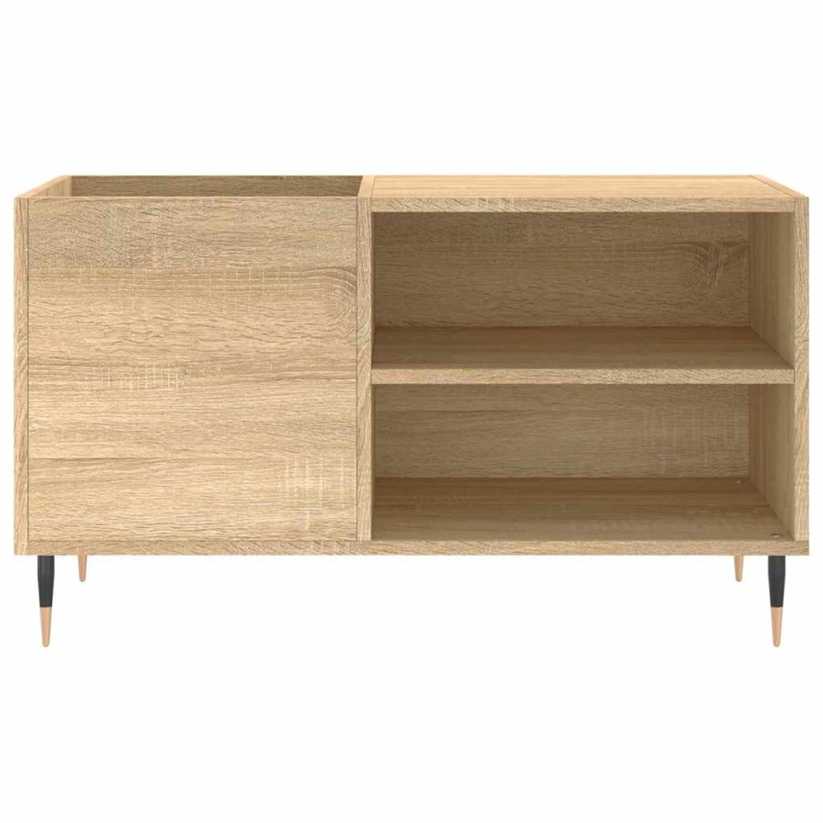 vidaXL Δισκοθήκη Sonoma Δρυς 85 x 38 x 48 εκ. από Επεξεργασμένο Ξύλο