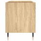 vidaXL Δισκοθήκη Sonoma Δρυς 85 x 38 x 48 εκ. από Επεξεργασμένο Ξύλο