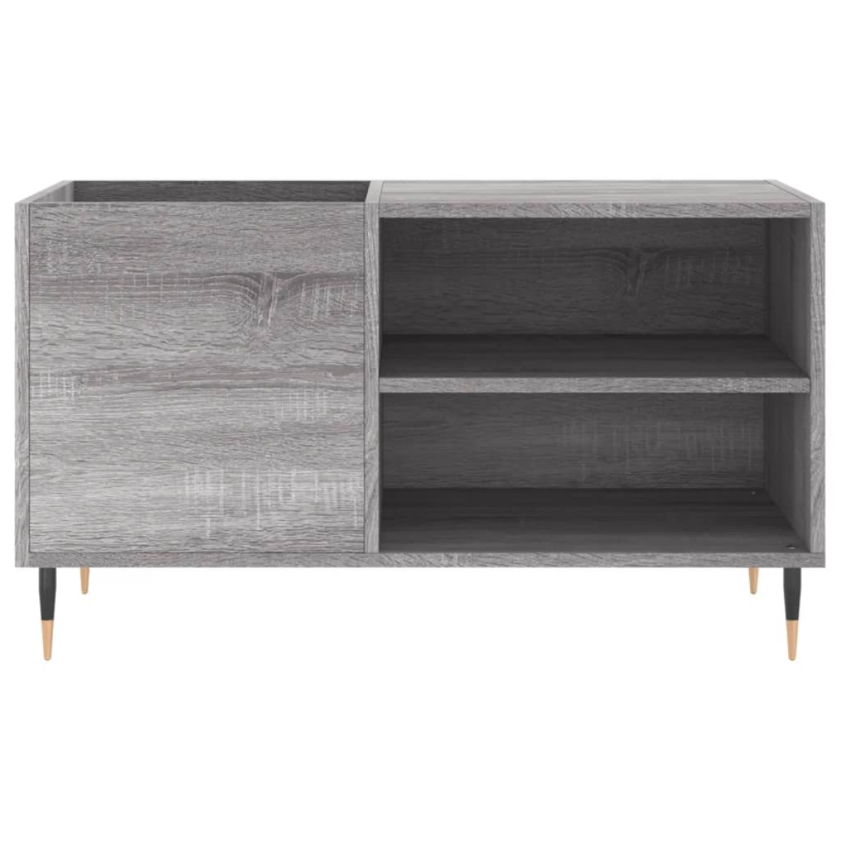 vidaXL Δισκοθήκη Γκρι Sonoma 85 x 38 x 48 εκ. από Επεξεργασμένο Ξύλο