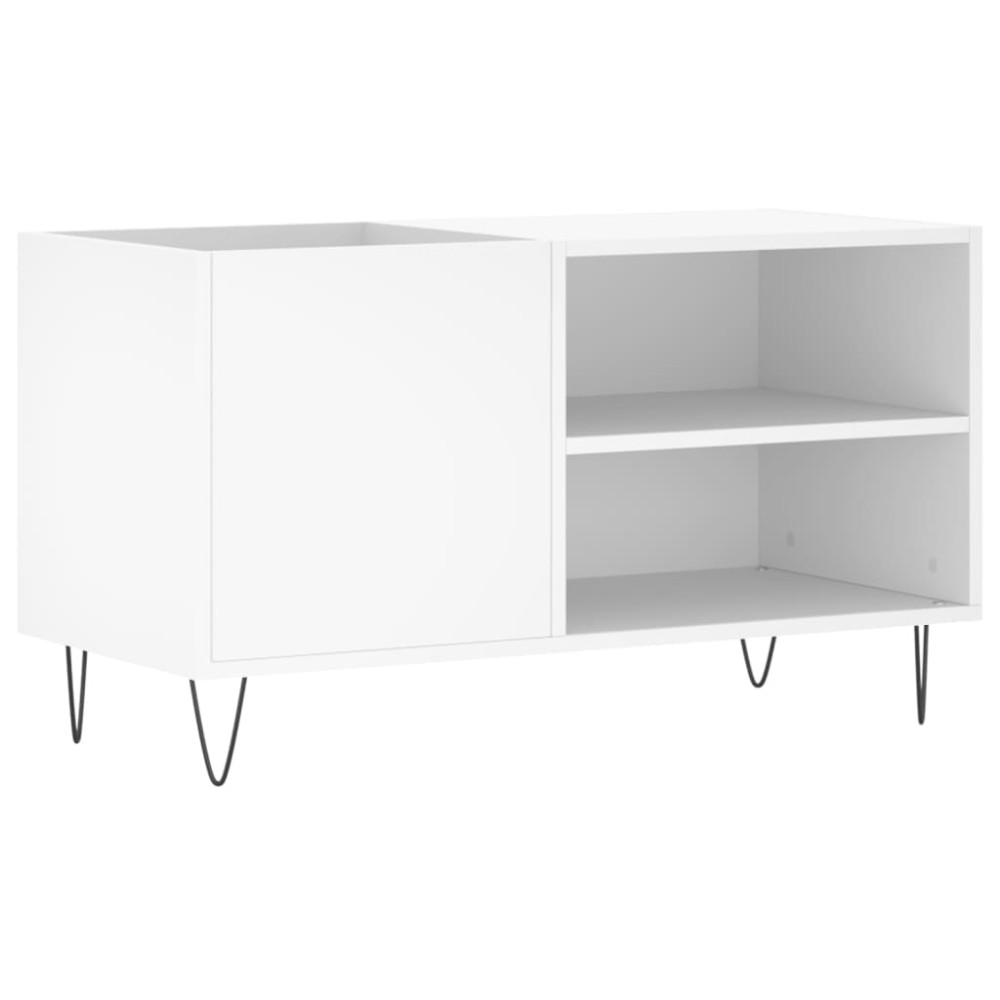 vidaXL Δισκοθήκη Λευκή 85 x 38 x 48 εκ. από Επεξεργασμένο Ξύλο