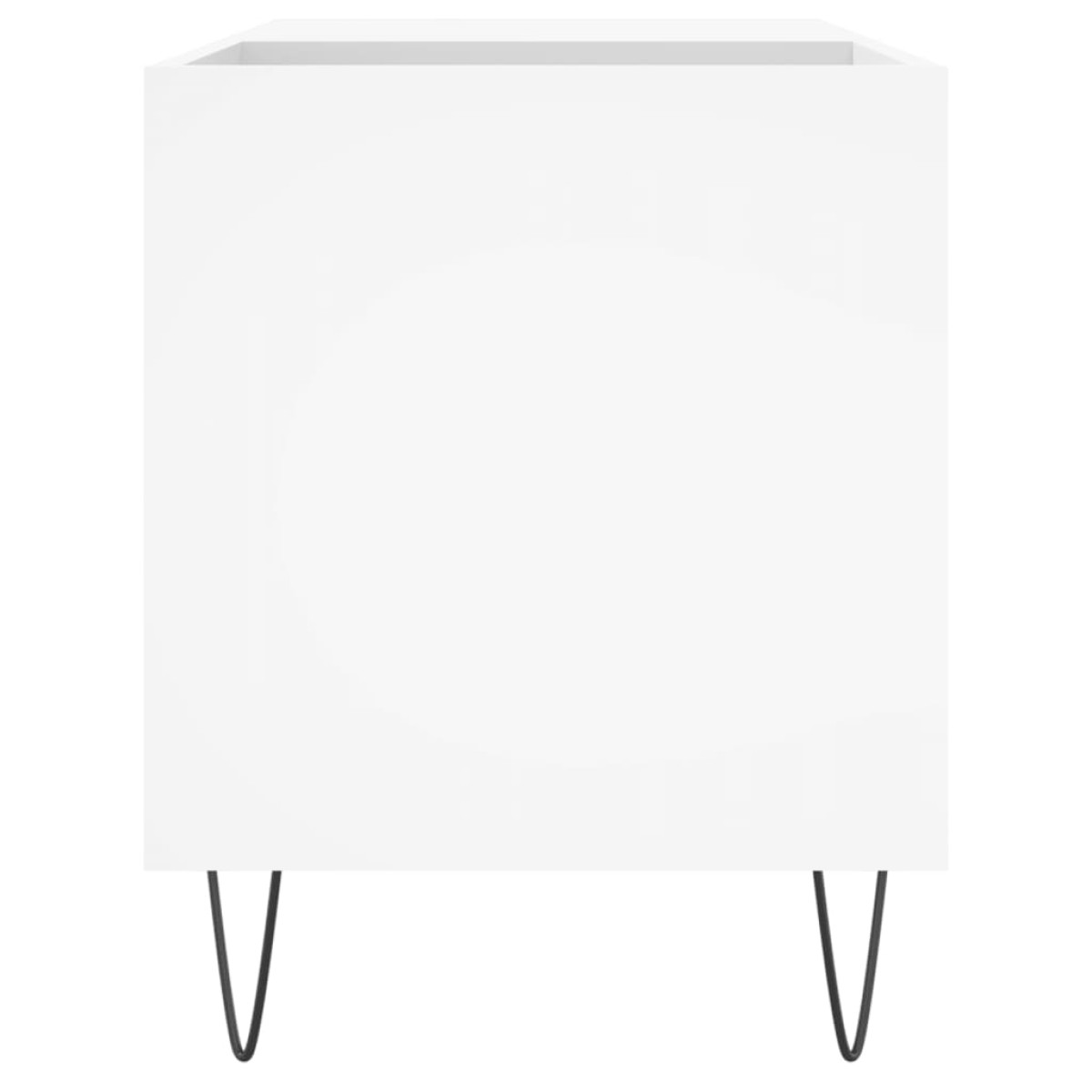 vidaXL Δισκοθήκη Λευκή 85 x 38 x 48 εκ. από Επεξεργασμένο Ξύλο